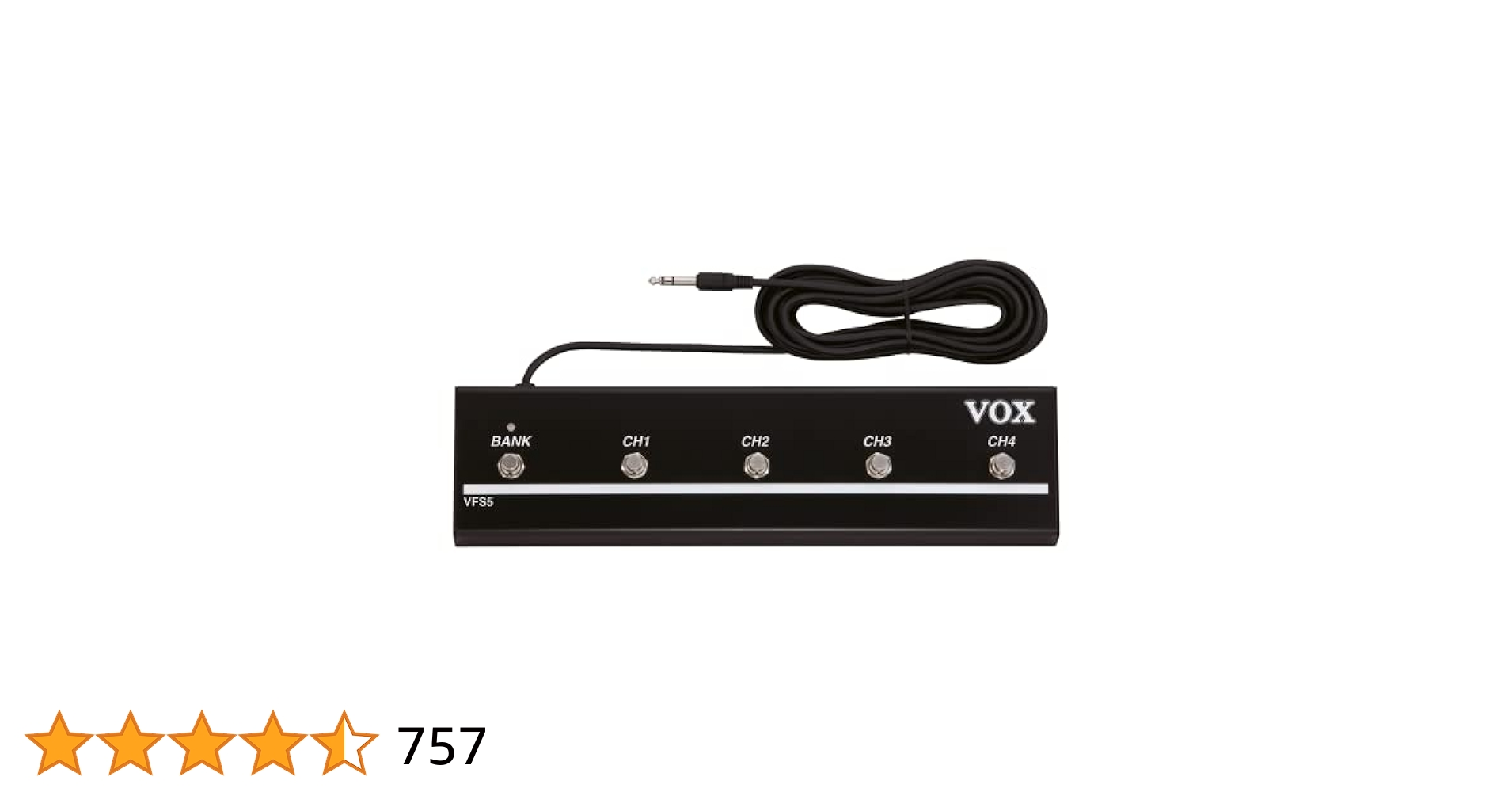 エイト！！ VOX フット・スイッチ VFS5 Amazon.com: VOX VFS5 VT-Series 5-Button Footswitch : Musical